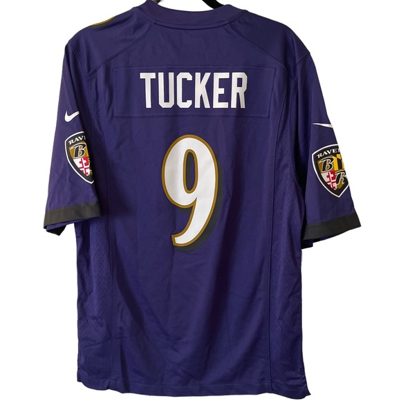 Nike NFL Baltimore Ravens NWT Men’s Small Justin Tucker Purple & Black Jersey. - Picture 8 of 8